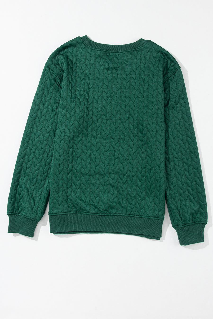 Chenille Cable Knit Slogan Sweatshirt Women UK