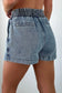 Urban Chic Denim Skorts - Fashionfitz