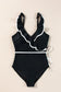 Ruffled One Piece Swimsuit - Fashionfitz