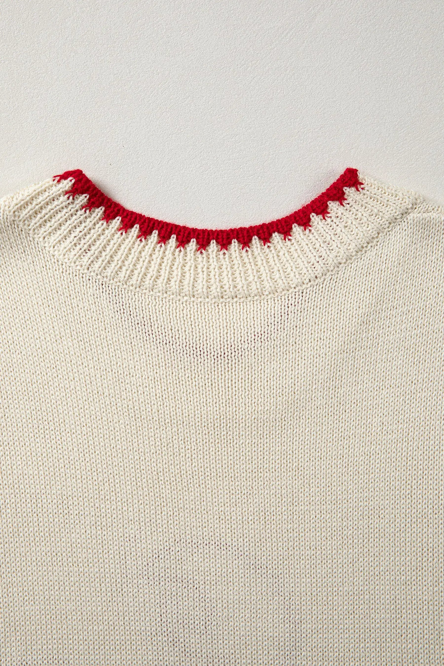 Plaid Crawfish Embroidery Crew Neck Knit Sweater Vest — second colourway | Fashionfitz UK