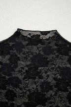 Sheer Floral Lace Top
