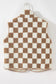 Monochrome Mosaic Sherpa Vest