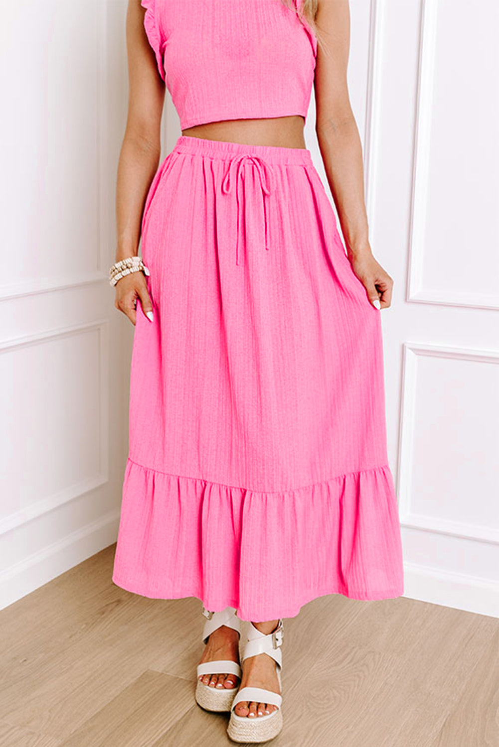 Ruffle Grace Co-ord Skirt Set