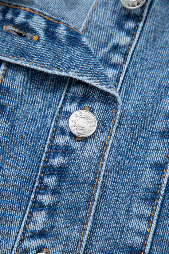 Western Belt Sleeveless Denim Dress