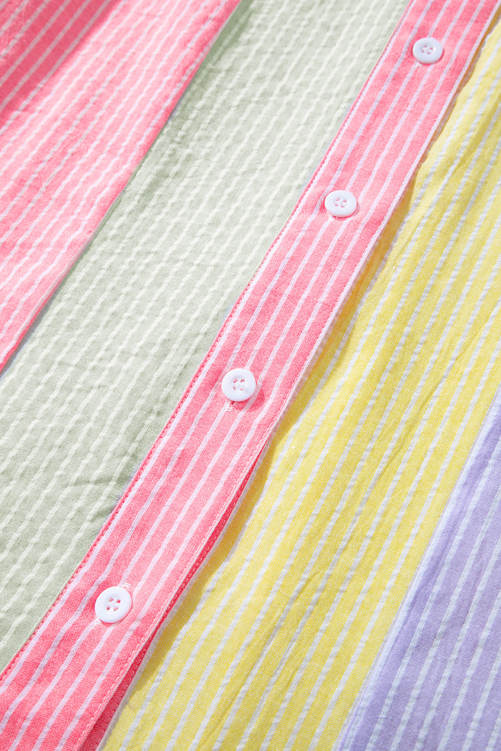 StripeSplash Oversized Shirt