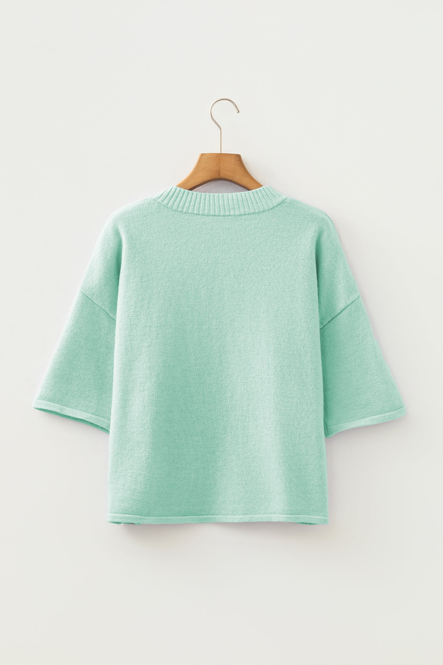 Pastel Fuzzy Knit Boxy Cardigan