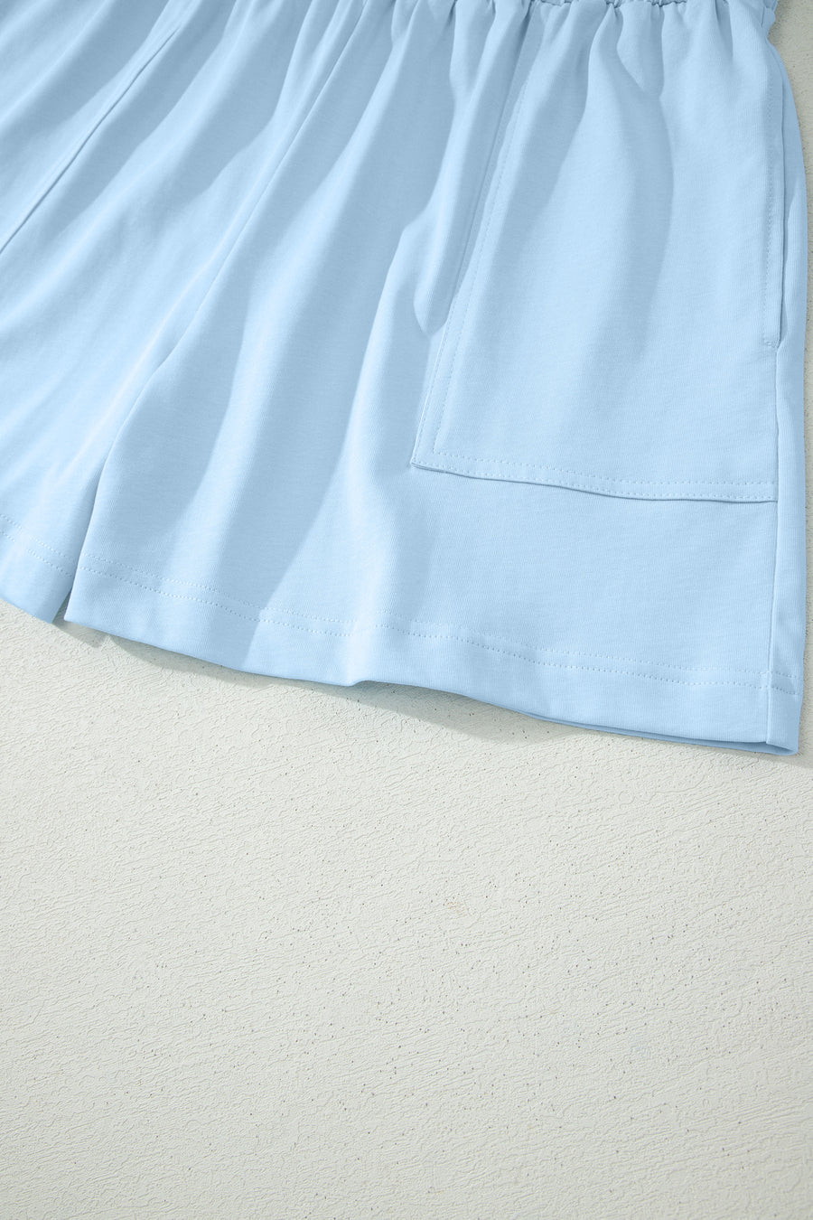 Stitched Detail Loose Tank & Cotton Shorts Set Women UK — second colourway | Fashionfitz UK