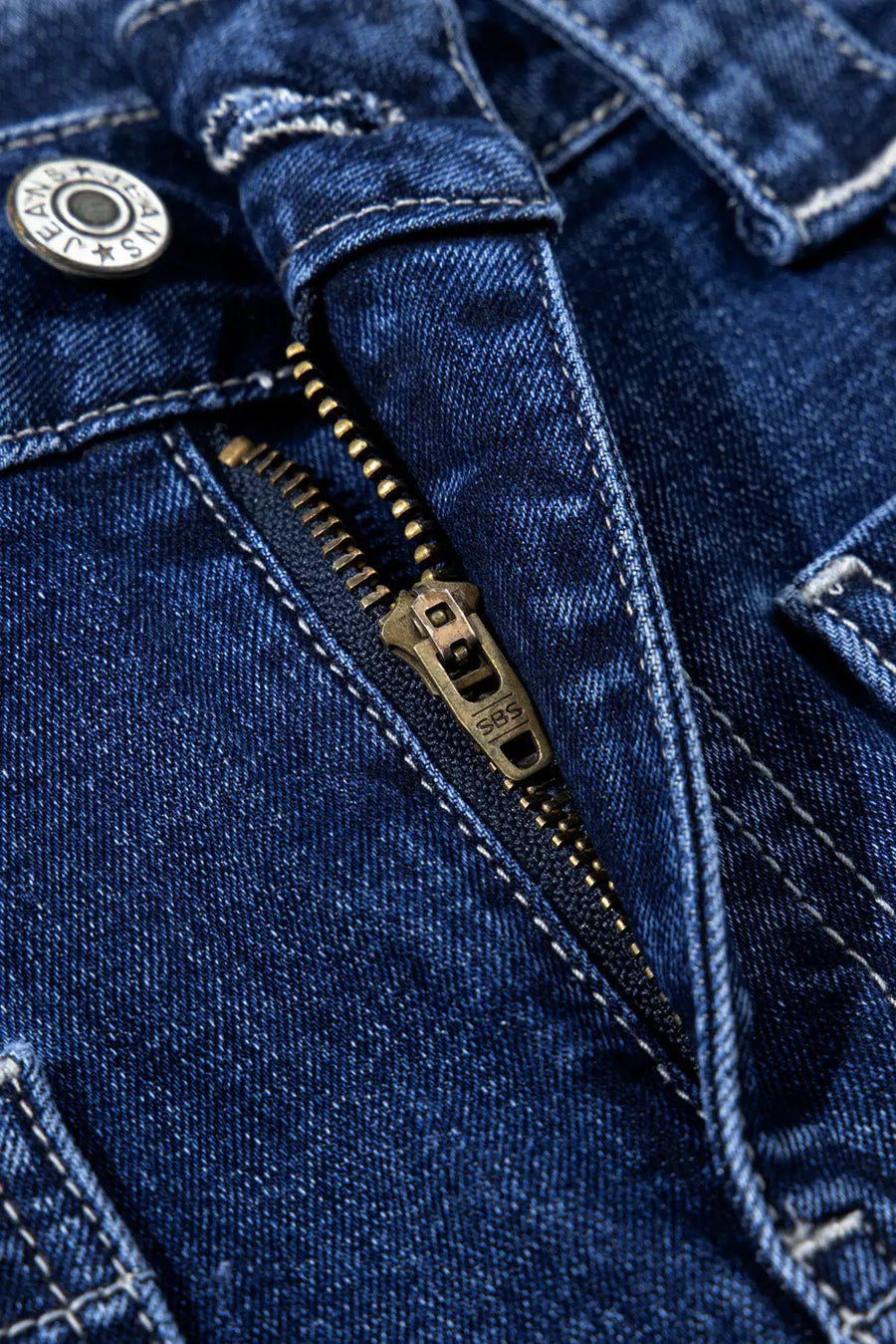 Nautical breeze wide-cut jeans - high waist wide leg durable denim