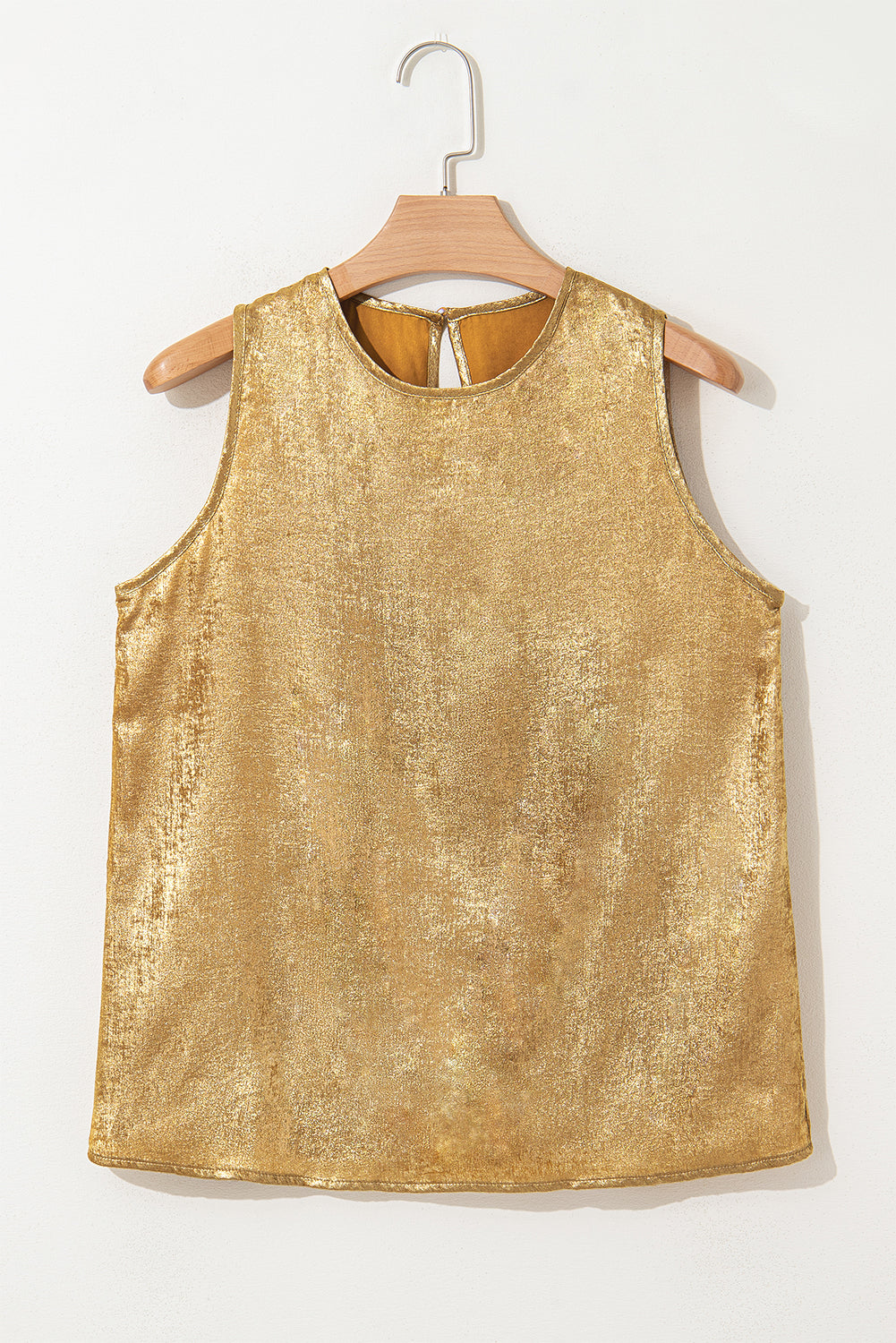 Gold Metal Tank Top