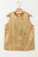 Gold Metal Tank Top