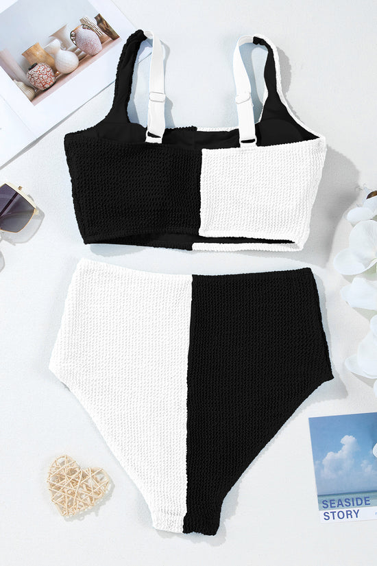 Black & White Bikini Swimsuit