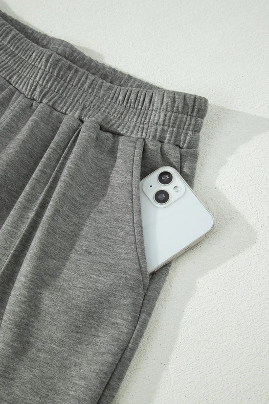 Half zip polo tee & casual pant set two piece short sleeve co-ord outfit sets