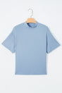 Solid Colour Oversized High Neck Tee Women UK