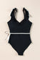 Ruffled One Piece Swimsuit - Fashionfitz