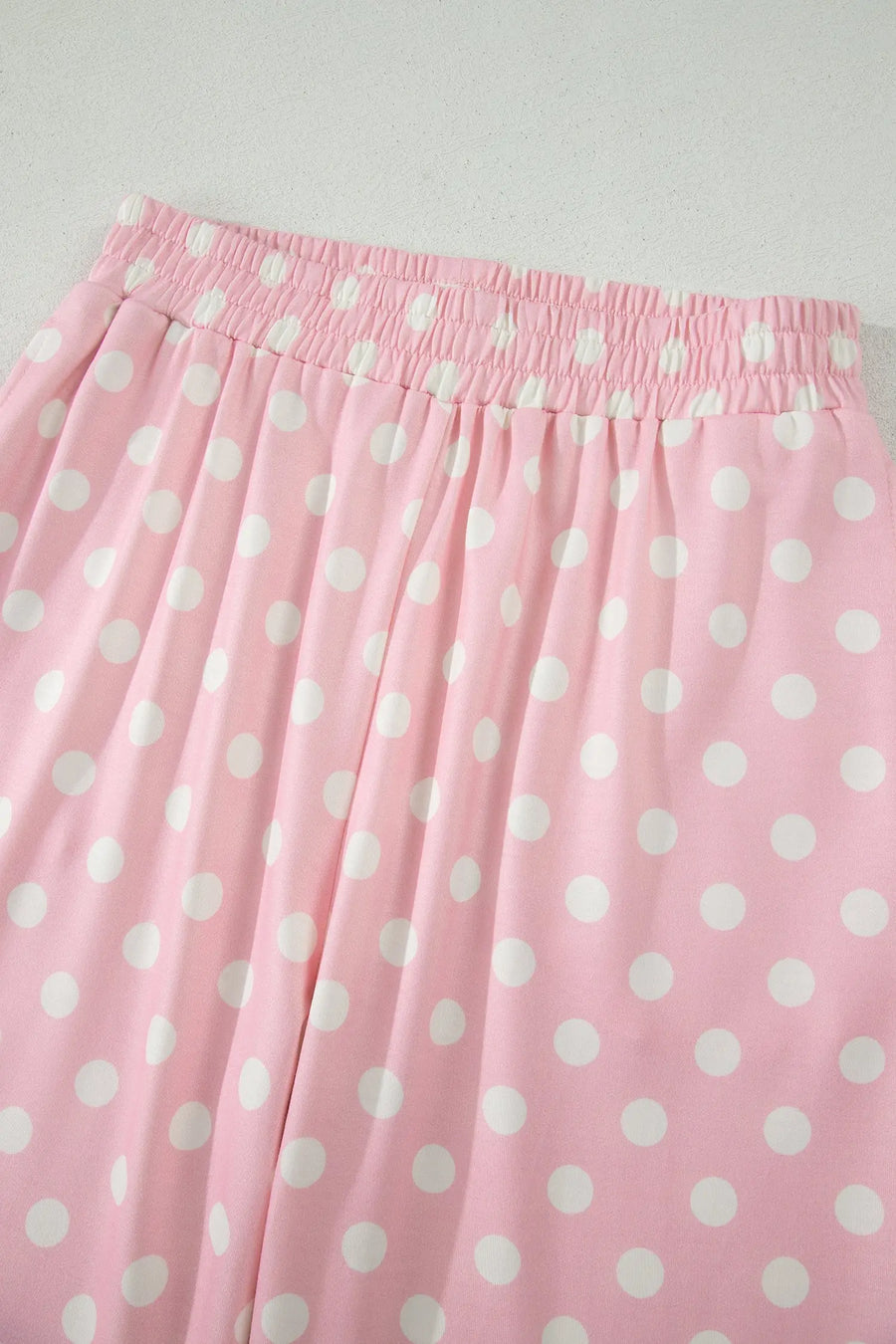 Women's polka dot print co-ord set second angle casual