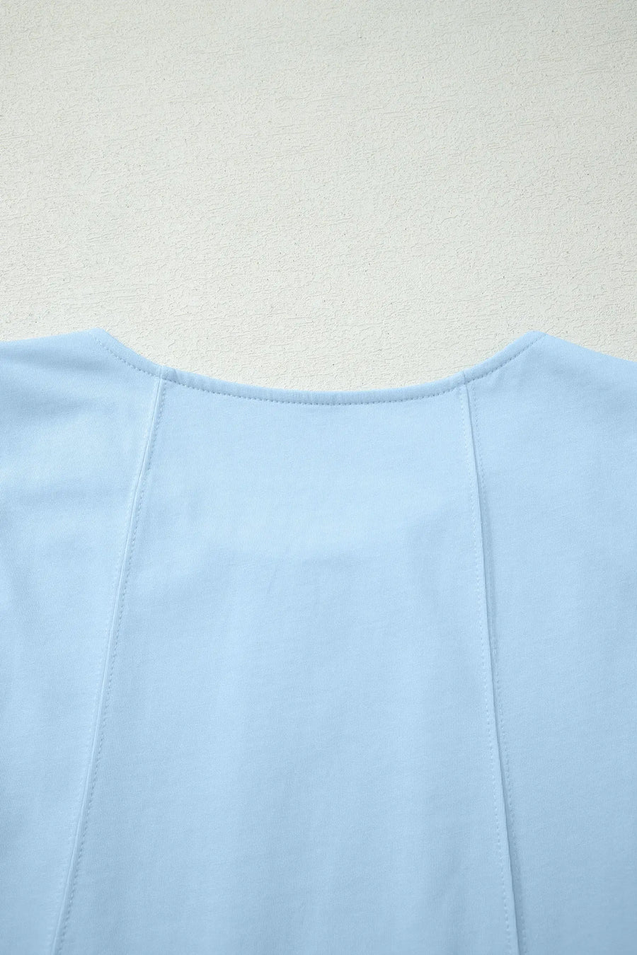 Stitched Detail Loose Tank & Cotton Shorts Set Women UK — side view third option | Fashionfitz UK