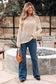 Smoke Gray Crochet Summer Jumper