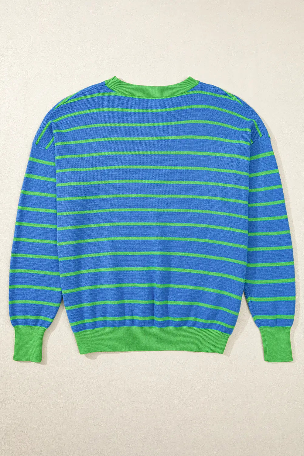 Stripe hug sweater - stylish loose fit | cozy design