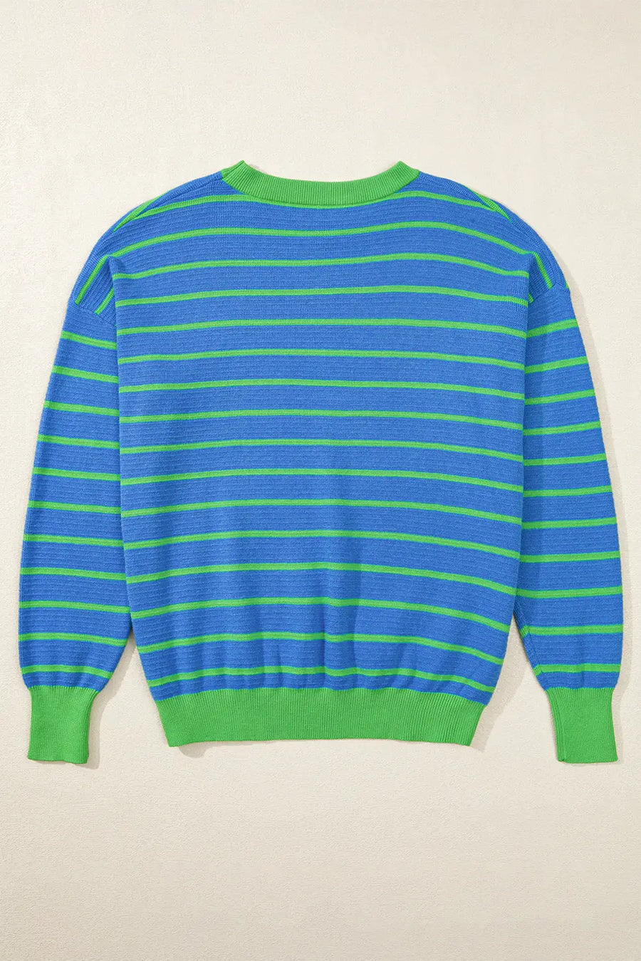 Stripe hug sweater - stylish loose fit | cozy design