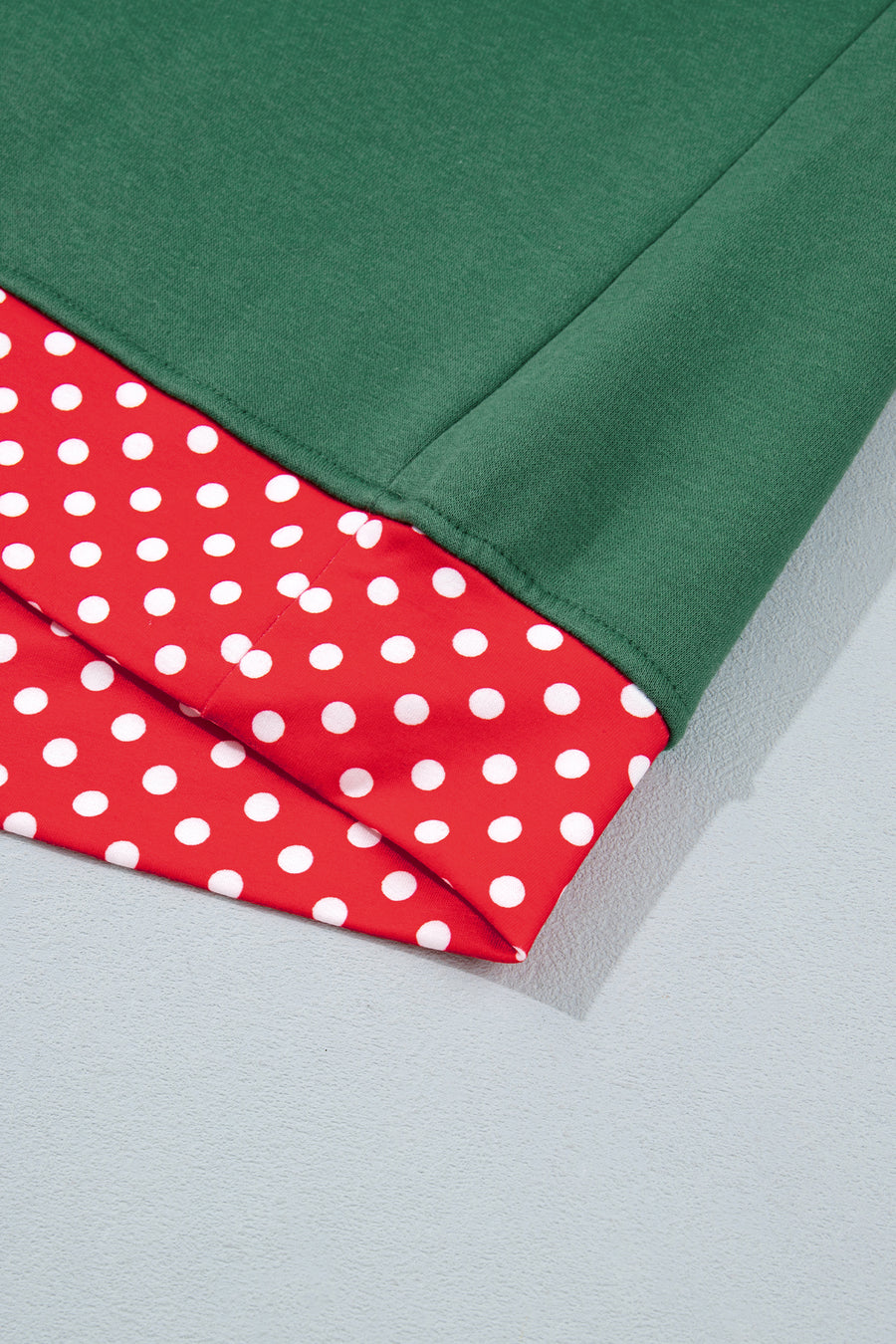 Pink Polka Dot Colour Block Oversized Sweatshirt Women UK
