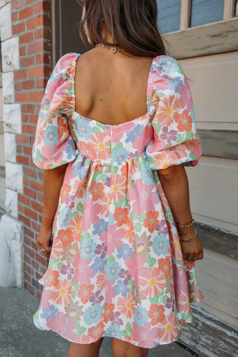 Summer Floral Babydoll Dress - Fashionfitz