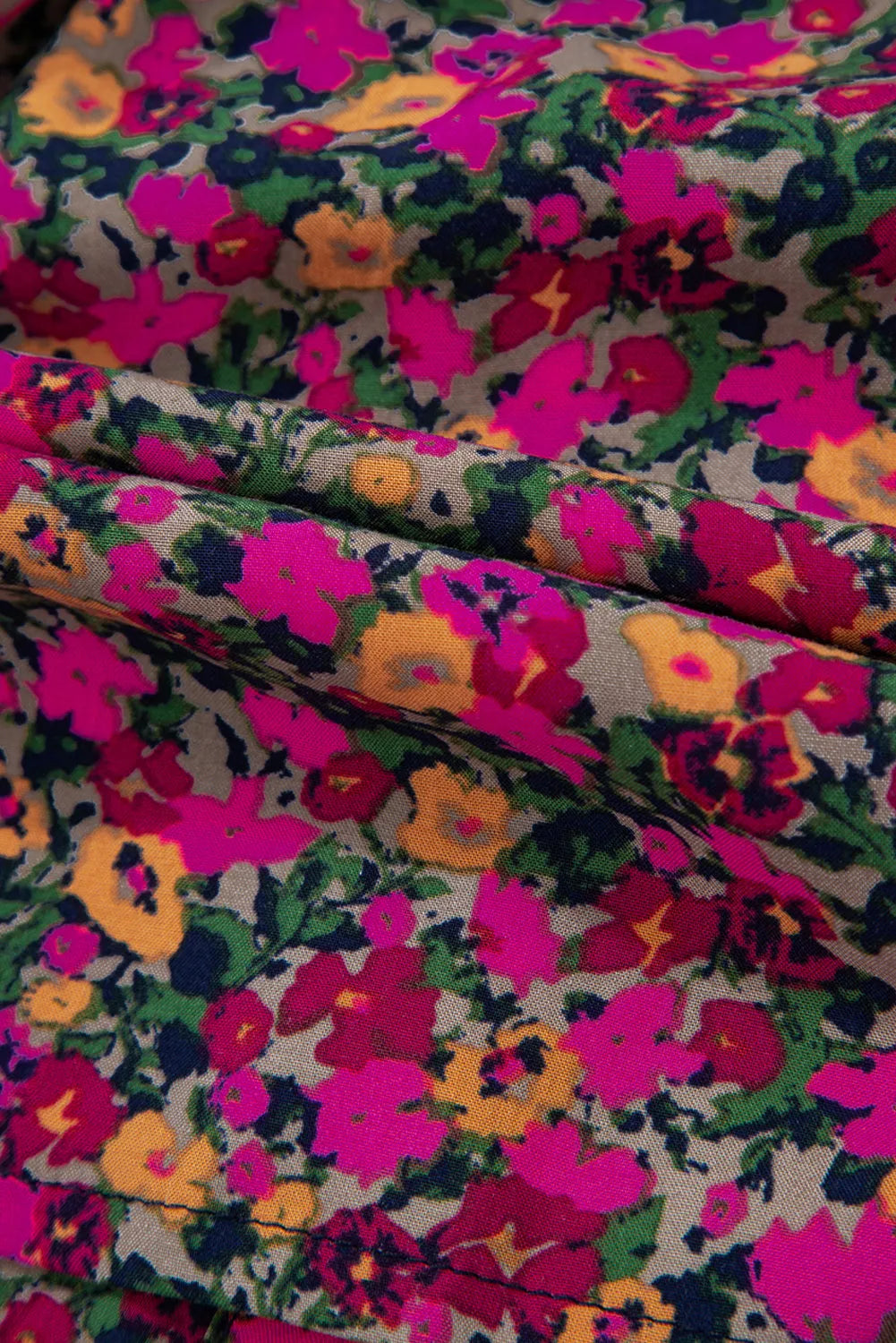 Floral Tank Top - Rose Boho Frilled Straps - Fashionfitz