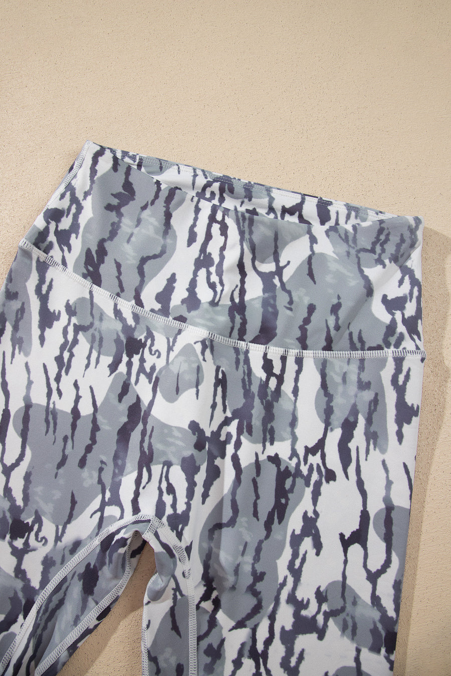 Camo Pattern High Waist Leggings Women UK