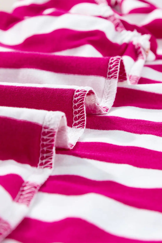 Rose red striped blouse – lightweight tops in bold pink | fashionfitz