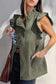 Green Bay Ruffled Denim Vest