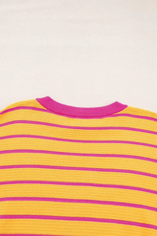 Stripe hug sweater - stylish loose fit | cozy design
