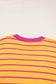 Stripe Hug Loose Fit Sweater