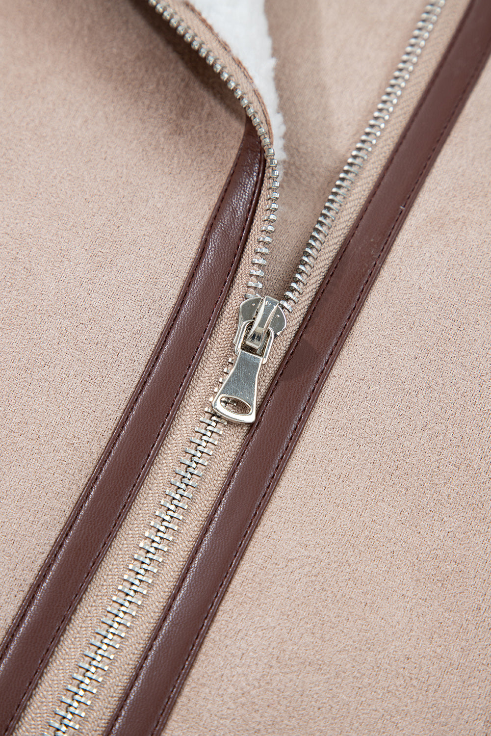 Women’s Sherpa Lined Suede Vest