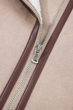 Women’s Sherpa Lined Suede Vest