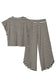 Funky Stripes Wide Leg Pants Set