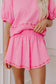 Pearl Bow Chic Co-Ord - Elegant Two-Piece Set - Fashionfitz