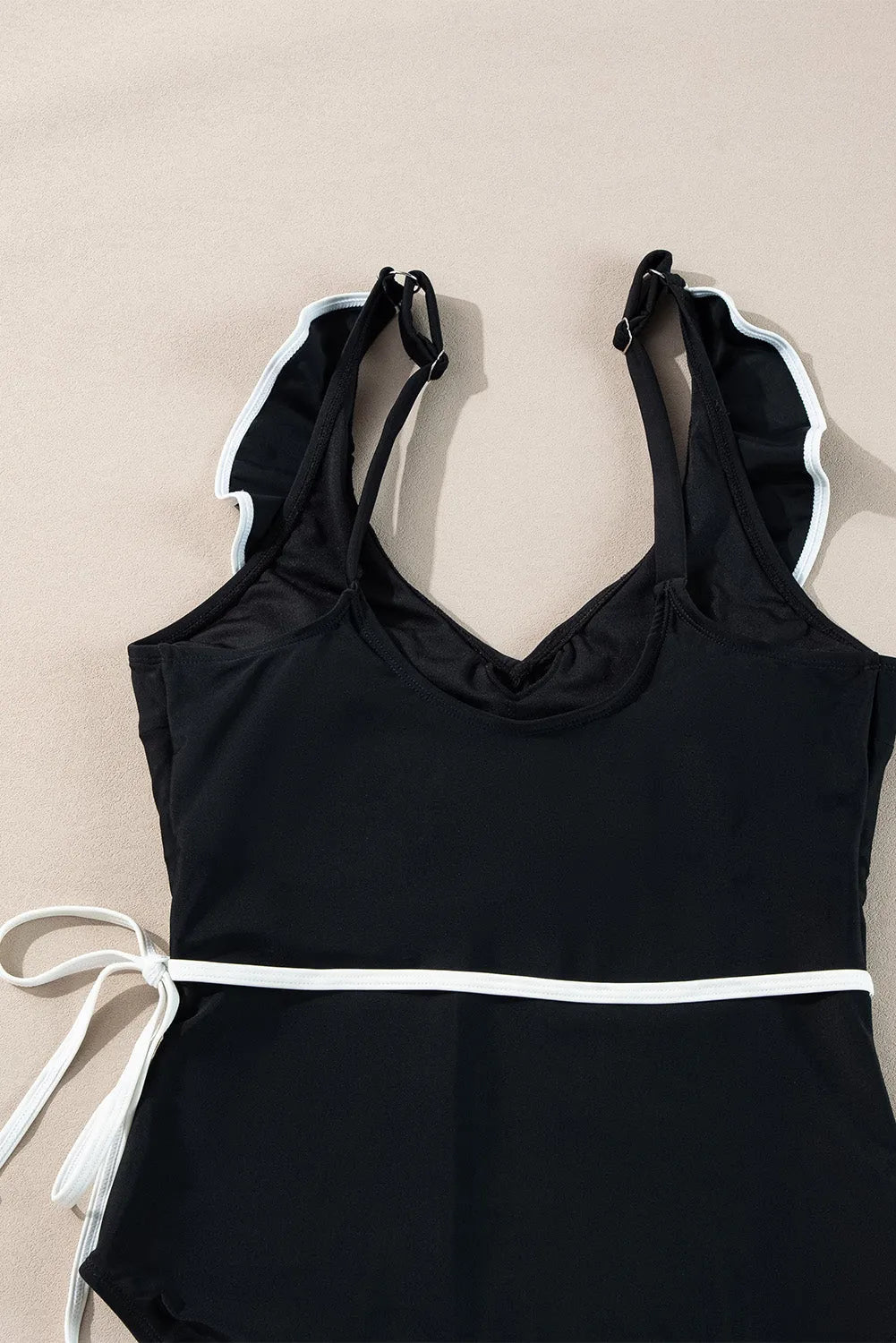 Ruffled One Piece Swimsuit - Fashionfitz