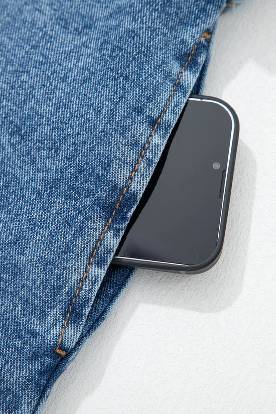 Western belt sleeveless denim dress dresses