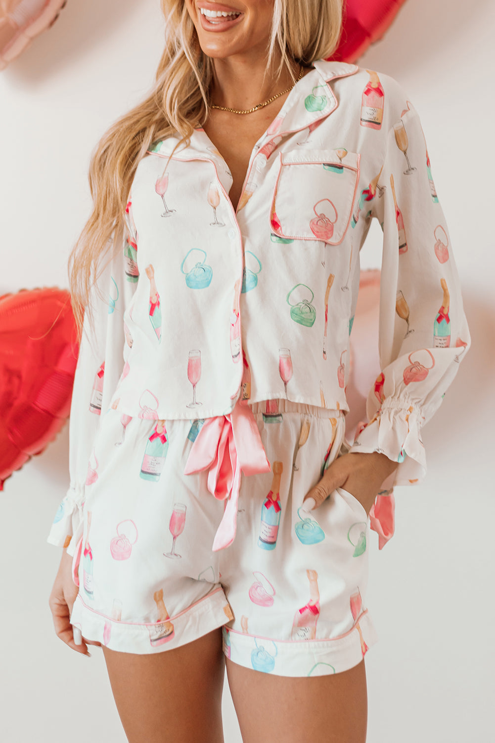 Christmas Toast Pajama Set