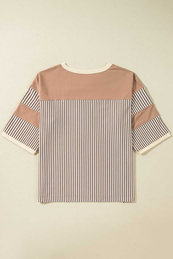 Stripe Embrace Plus T-Shirt