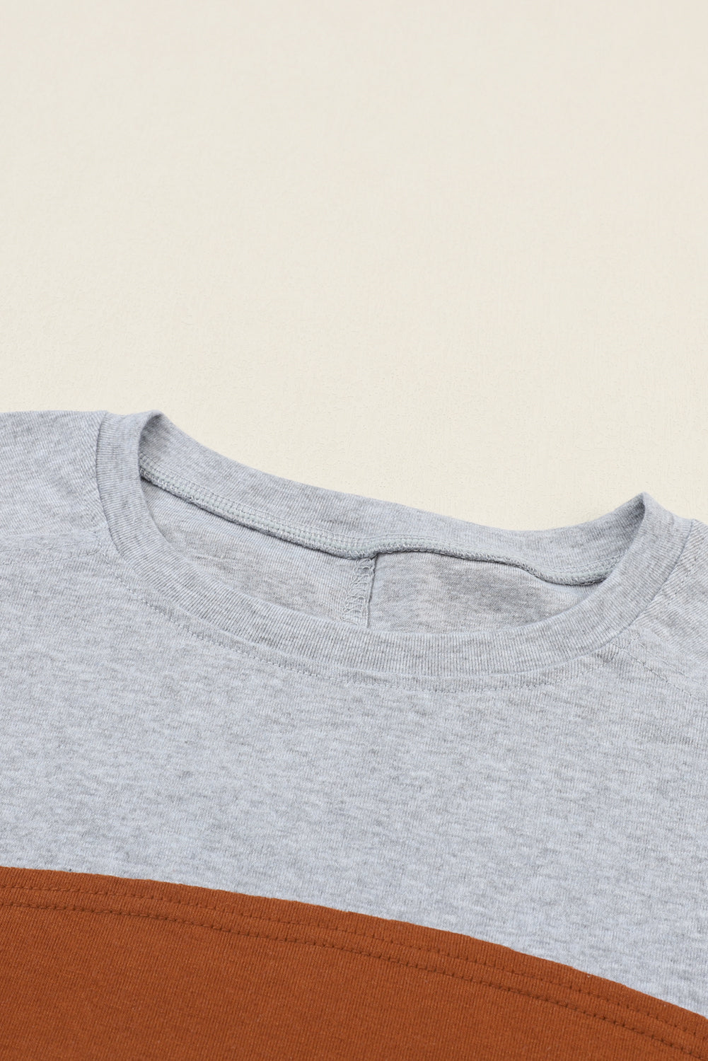 Green Colorblock Bishop Sleeve Top - Striped Casual Chic