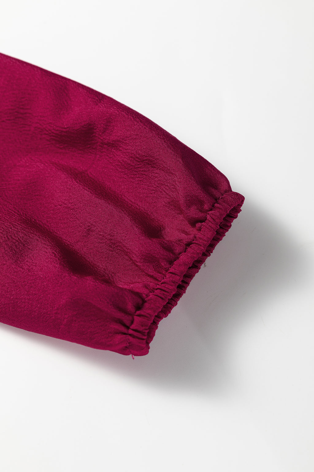 Burgundy Long Sleeve Tiered Maxi Dress