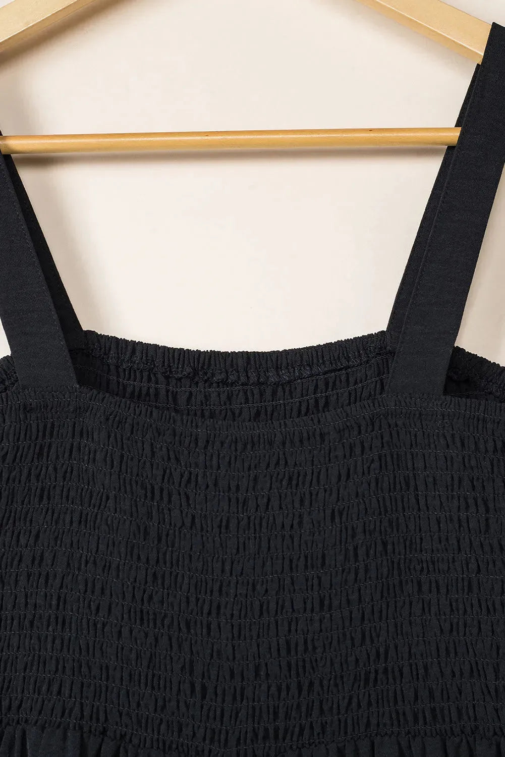 Smocked Wide Leg Jumpsuit - Fashionfitz