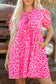Rose Leopard Chic Dress