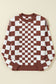 Smoky Plaid Soft Knit Jumper