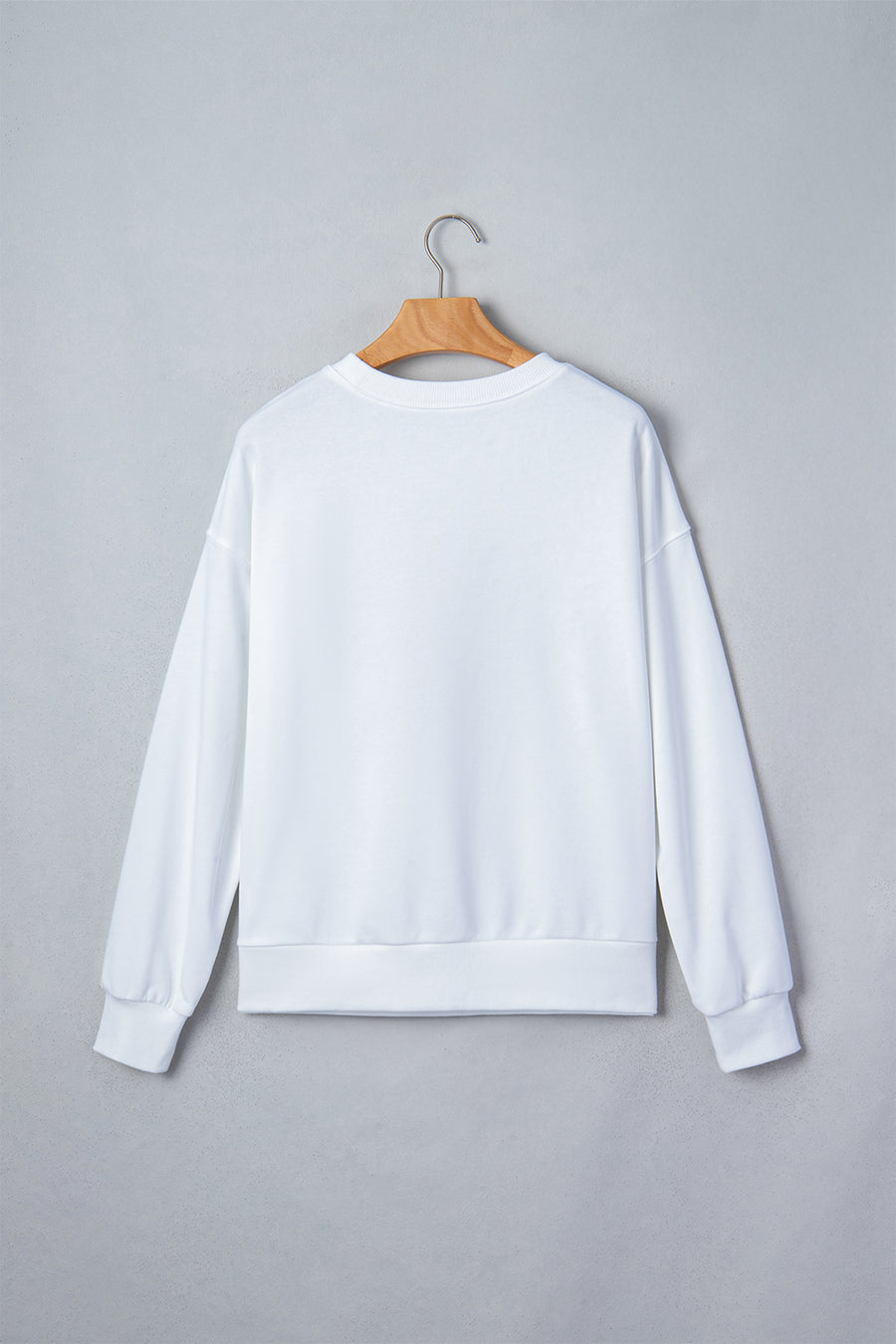Game Day Rugby Pattern Crewneck Sweatshirt