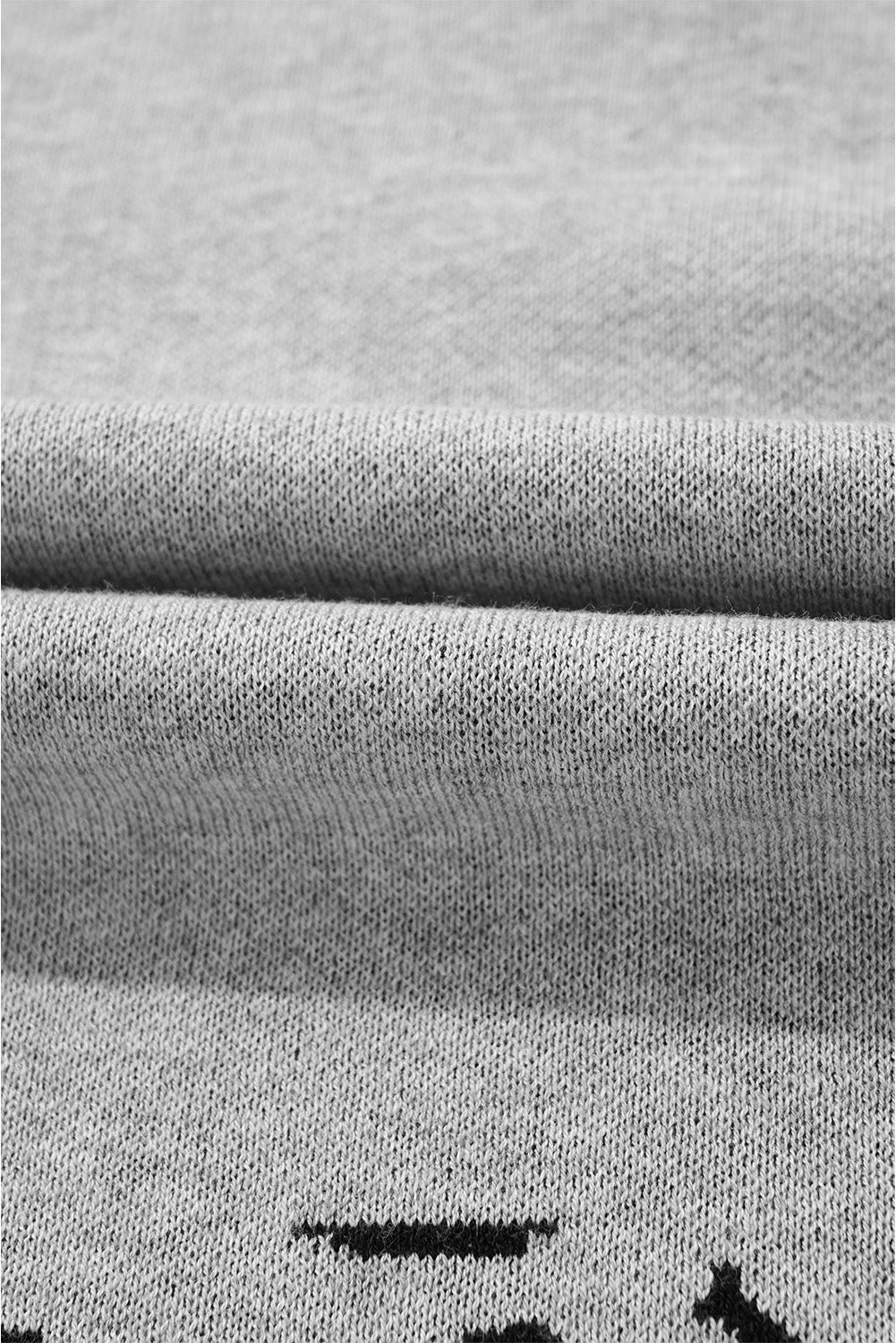 Leopard High Neck Oversized Sweater