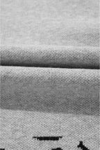 Leopard High Neck Oversized Sweater