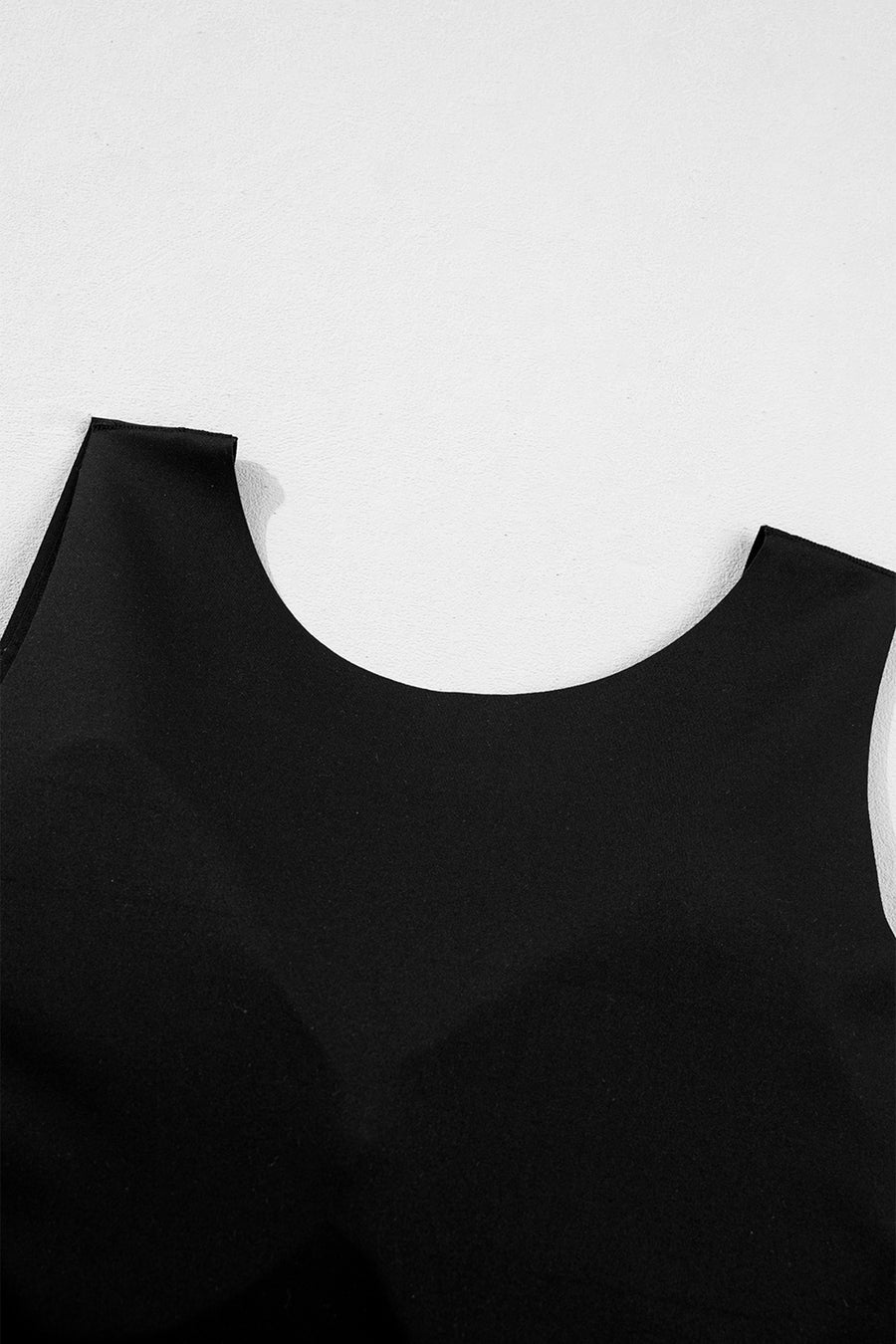 Wide Strap Splicing Athleisure Square Neck Tank Top Women UK