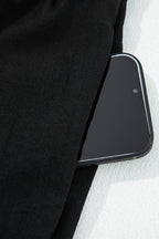 Stitch Detail Tiered V Neck Dress