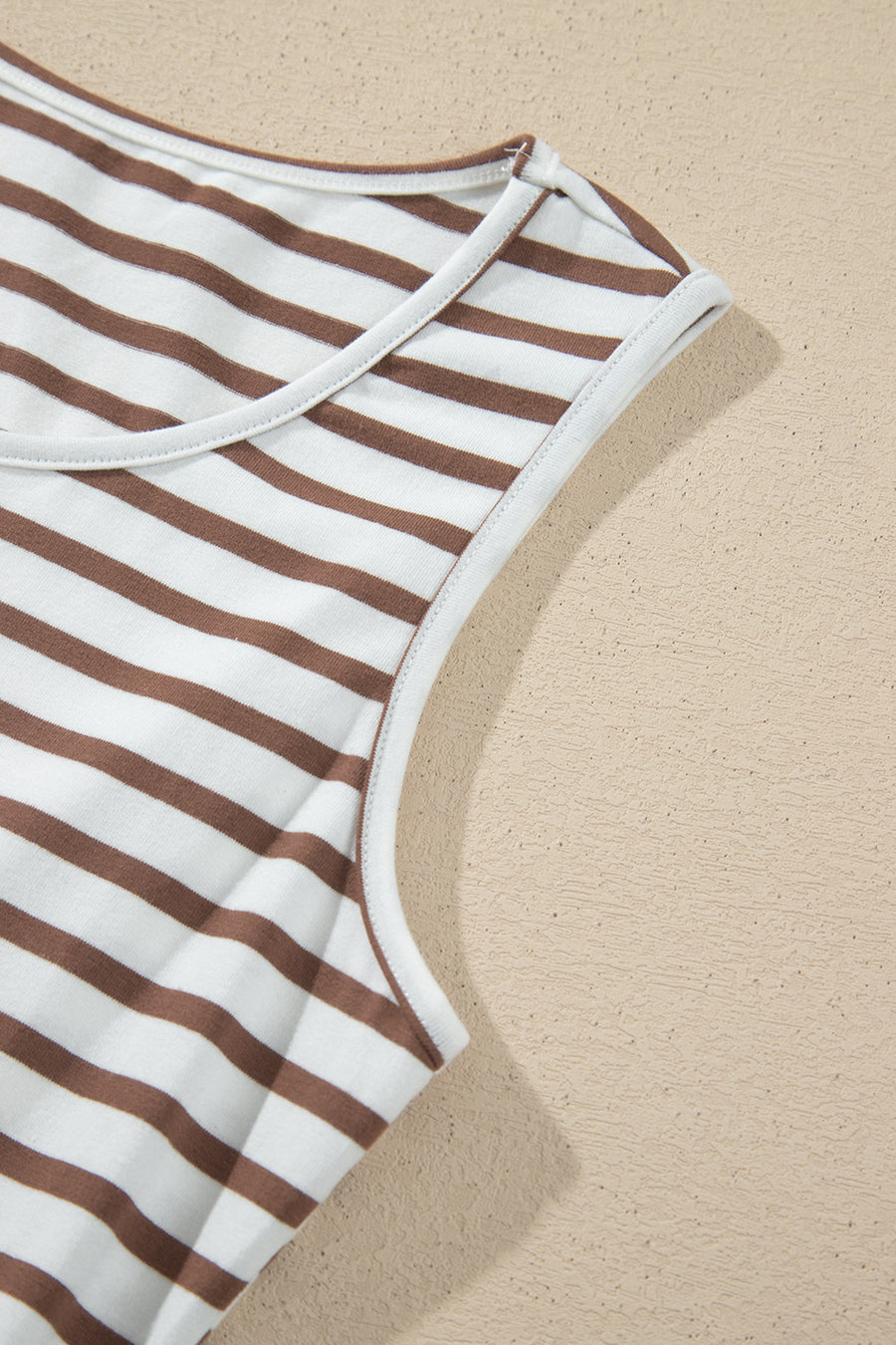 Striped Colourblock Sleeveless A-Line Maxi Dress Women UK